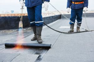 Flat roofing